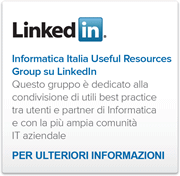 Informatica Italia Useful Resources Group su LinkedIn